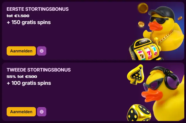 Duckysino promo